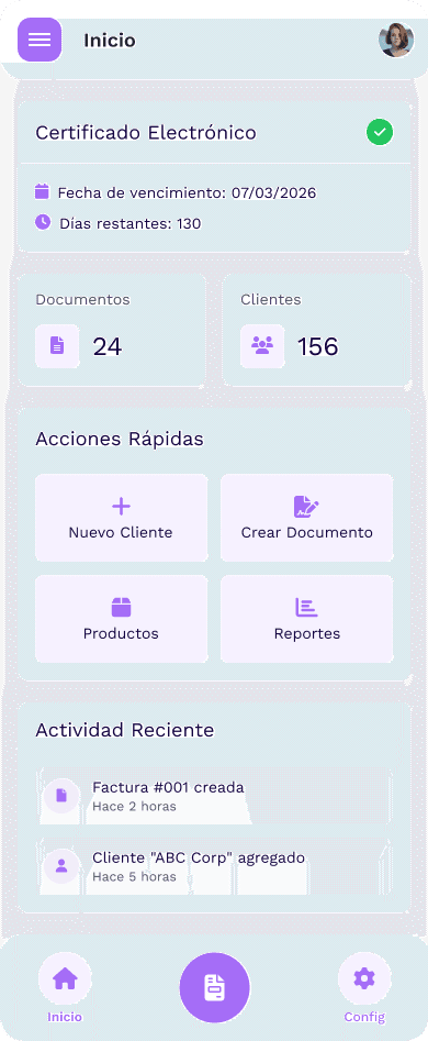 Pantalla de inicio de Fixis